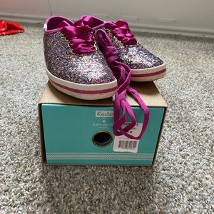 Beautiful Keds+Kate Spade glitter sneakers.